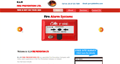 Desktop Screenshot of klmfire.com